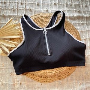 Athleta Zipper Sports bra XL